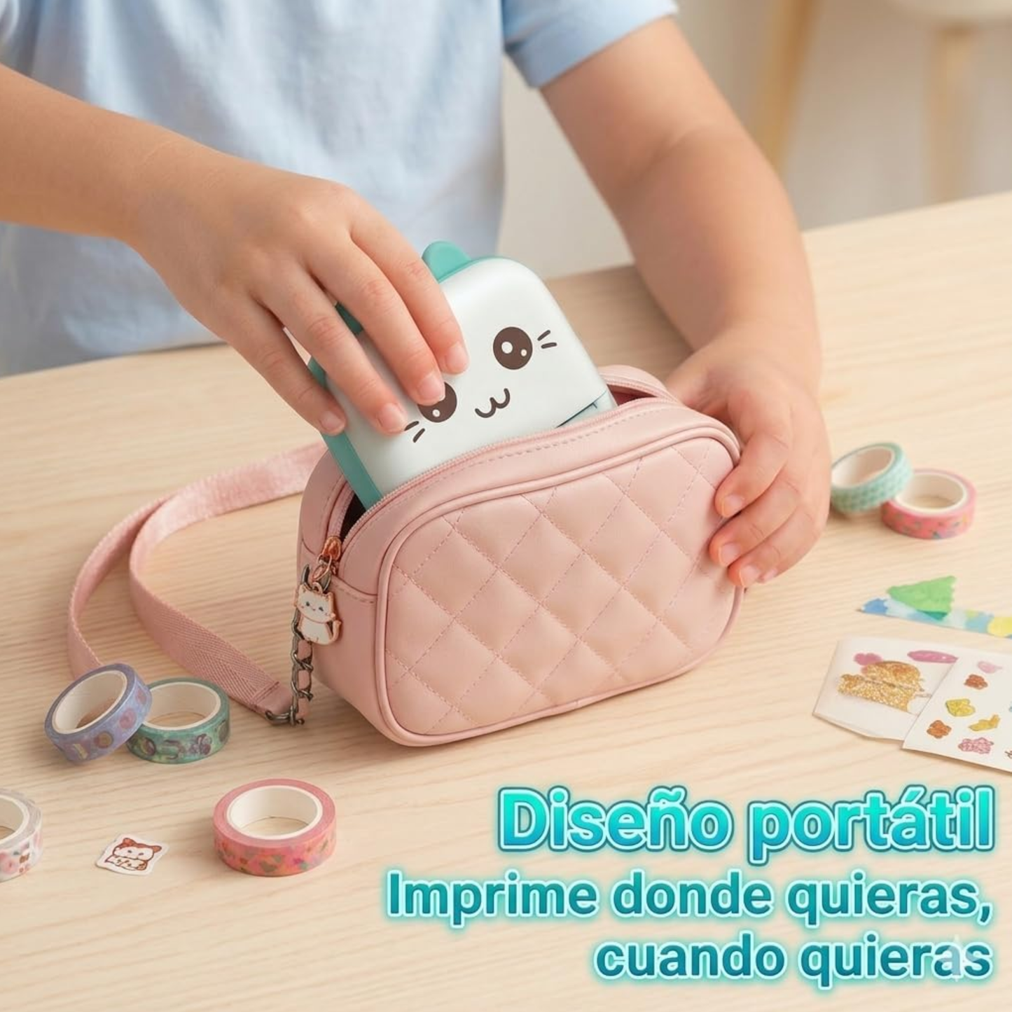 Mini impresora portátil con bluetooth